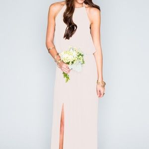 HEATHER HALTER DRESS ~ SHOW ME THE RING CRISP